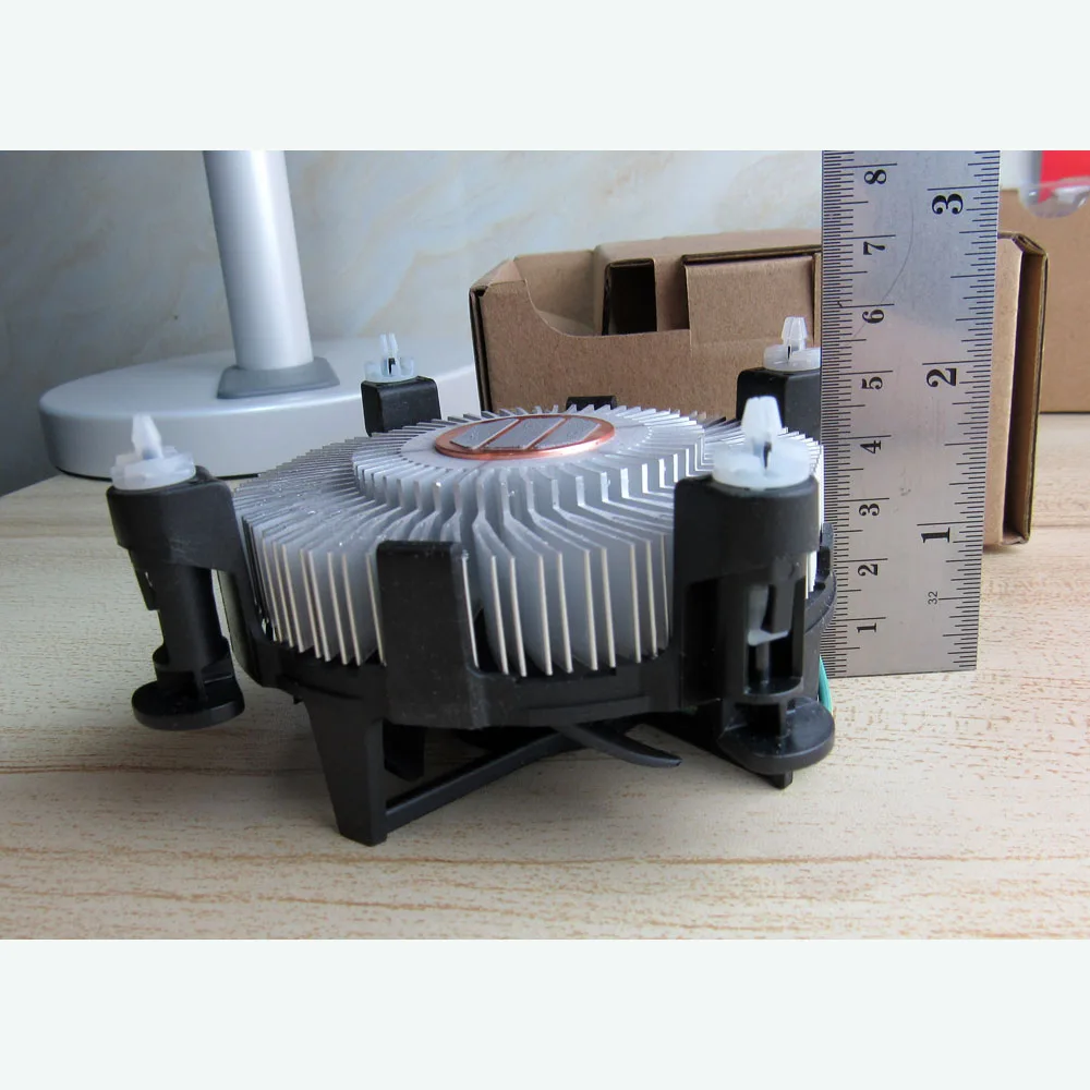 Радиатор Медь Core E97379-003 Процессор вентилятор для i3 i5 i7 разъем LGA 1150 1155 1156 C0155 0.2A 12V