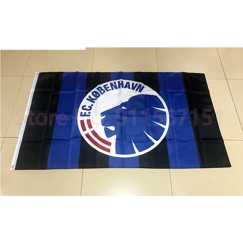 Дания F.C. kobenhavn 3 фута * 5 футов (90*150 см) размер Рождественское украшение домашний