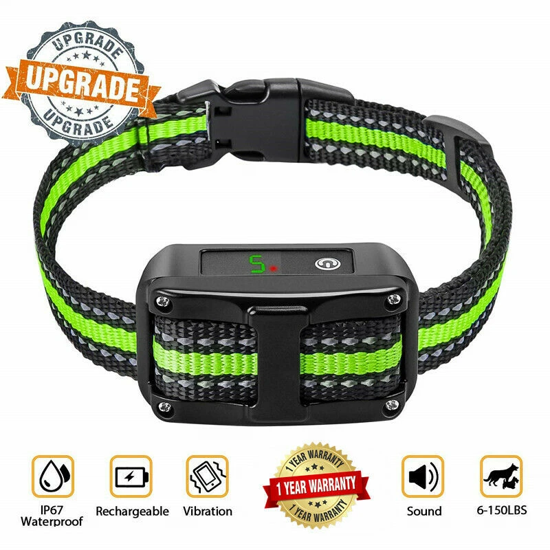 

Auto Rechargeable Dog Anti Bark Collar Stop Barking Pet Friendly Trainer Tool High-Tech RECHARGEABLE No Bark Dog Training Collar