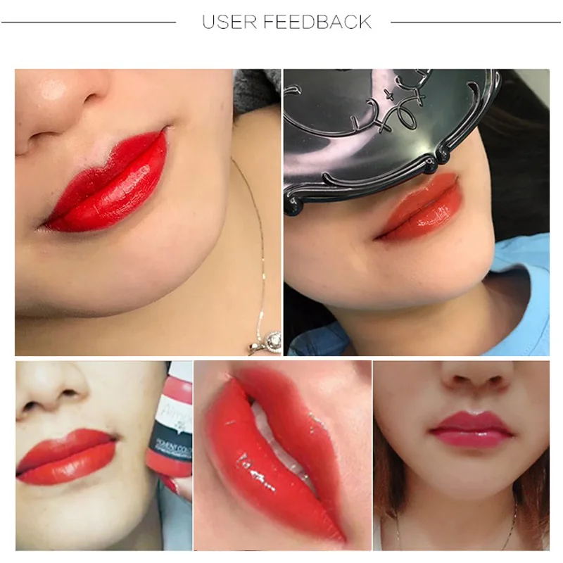 Microblading Lips Pigment Makeup Tattoo Ink Nano Pure For Eyebrow Eyeliner Beauty Permanent Pigment Multiple Colors tattoo ink tattoo ink pigment tattoo ink kit