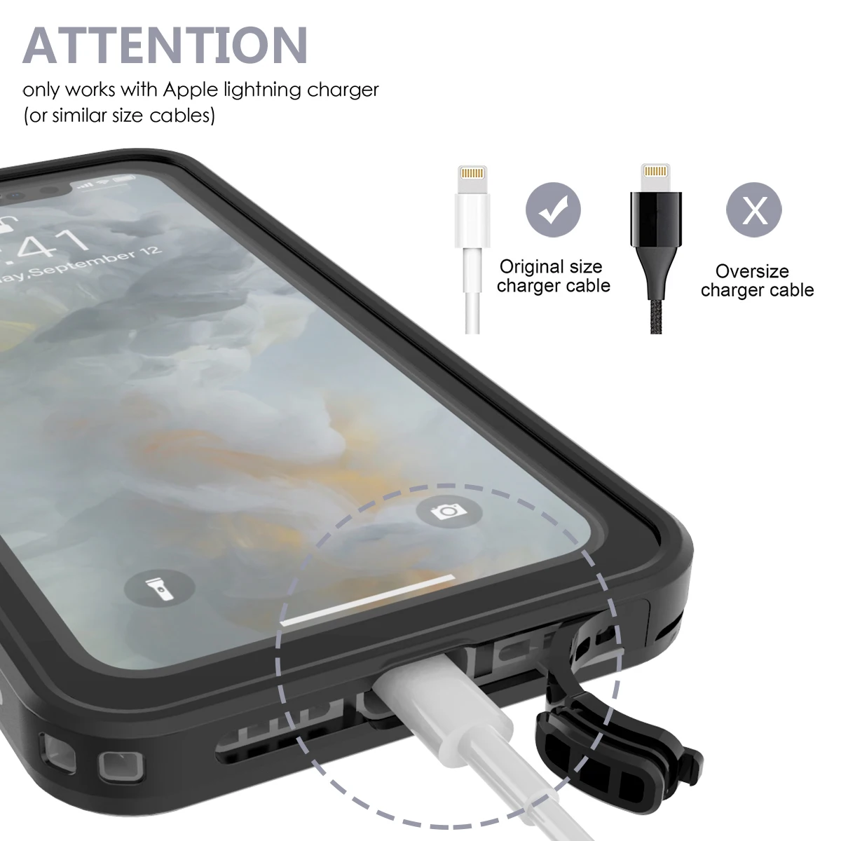 Чехол для iPhone 11 11 Pro Max IP68 водонепроницаемый ударопрочный на 360 градусов подводный чехол для iPhone 11 Pro прозрачный чехол