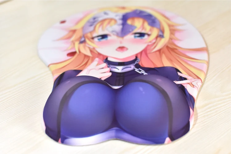 Аниме 3D коврик для мыши с гелевой поддержкой запястья