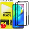 Ofertas Especiales Protectores de pantalla de vidrio templado para Google Pixel 4a, película de cobertura completa, borde negro, 2 uds. gBQLxKDOr6Q