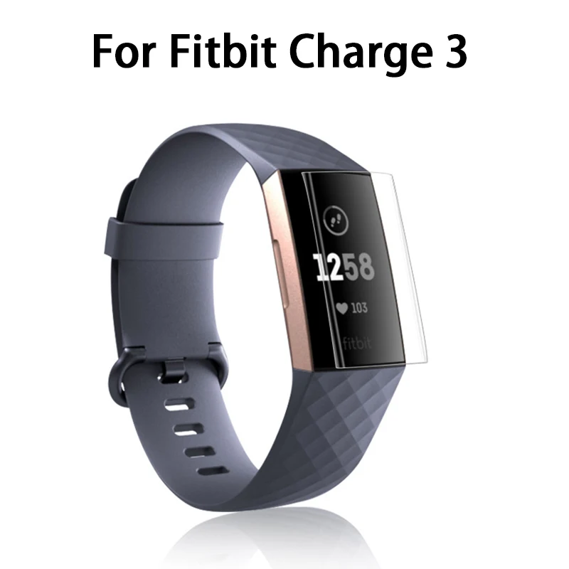 3 шт/5 шт полная Защита экрана для Fitbit Charge 3 2 мягкая защитная пленка Fit bit Charge2 Charge3 не закаленное стекло
