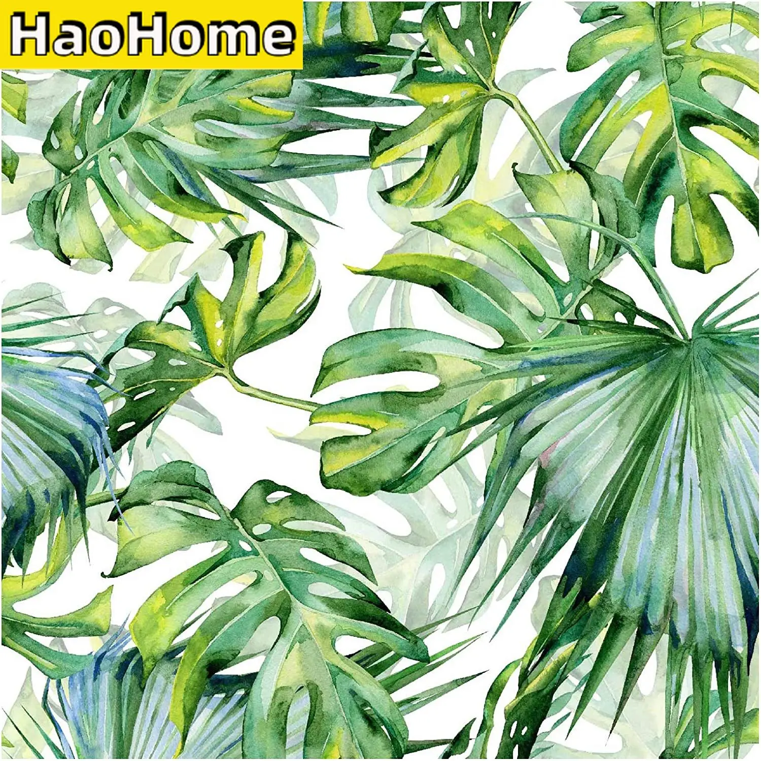 Tropical-Palm-Leaf-Peel-and-Stick-Wallpaper-Green-Self-Adhesive