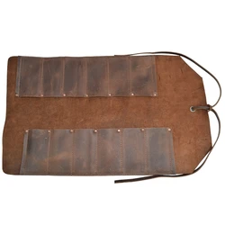 Kit de carrete de mano, bolsa de almacenamiento multifunción, cuchillo de Grabado de herramientas de cuero, caja de almacenamiento de herramientas para carpintería