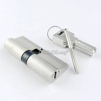 

Brand New 100mm European Mortise Door Lock Cylinder Interior Double Open Door Lock Cylinder Lock Gall Repair Parts + 5PCS Keys