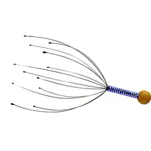 Случайный цвет головы волосы держат кожу головы оборудование для ухода за шеей снятие стресса Расслабляющий массаж волос из красного дерева расческа