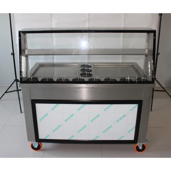 

1pcs new to the big dish candy fried ice cream machine fried ice machine ice machine with fried yogurt machine