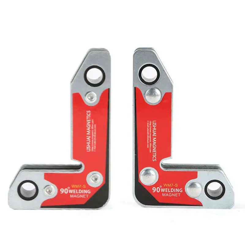 

2Pcs/Set Wm7-S Magnetic Holder/Corner Welding Magnets / Internal And External Right Angle Fixator 30 60 90 Angles Magnetic Clamp