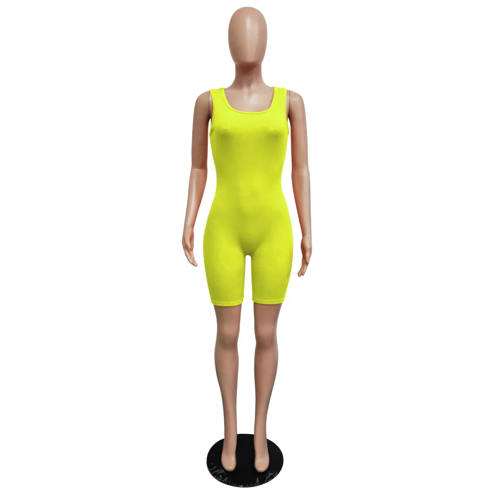 New Arrival Jumpsuit For Women Summer Sleeveless Slim Sexy Women Playsuit Solid Color Short Jumpsuits Skinny Sexy Women Romper New Arrival Jumpsuit For Women Summer Sleeveless Slim Sexy Women Playsuit Solid Color Short Jumpsuits Skinny Sexy Women Romper