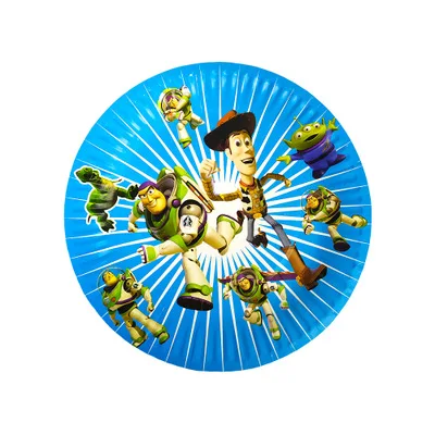 История игрушек мультфильма День Рождения украшения одноразовые салфетки баннеры скатерти соломинки чашки бумажные тарелки Baby Shower