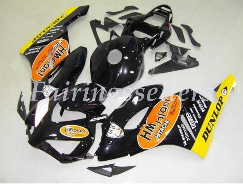 

(Injection mold) New ABS Full Fairing Kit 100% Fit For Honda CBR1000RR cbr1000 04 05 2004 2005 Fairings Black Yellow