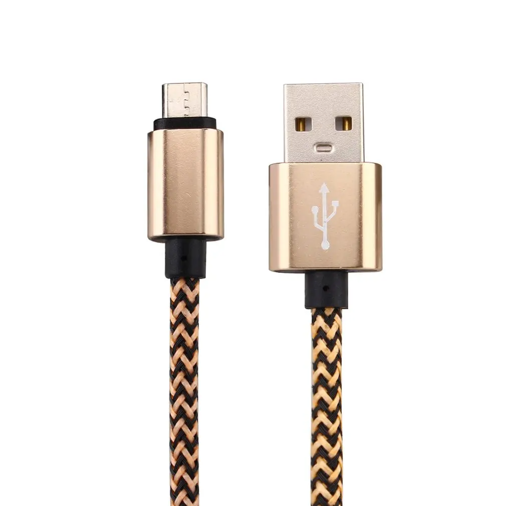 

Nylon Twist Weaving Phone Chargers Cable USB Charger Date Cable Portable Smart Phone Charging Cord Quick Transfer