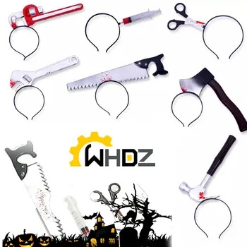 

Halloween Funny Horrible Toys Props Decorations Horror Headband Halloween Party Scary Headwear Photo Props Tricky Spoof Toy