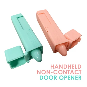 

GT 2pcs/set Handheld Non-contact Door Opener Tool Elevator Button Press Artifact Epidemic Prevention Open Door Disinfectant Tool