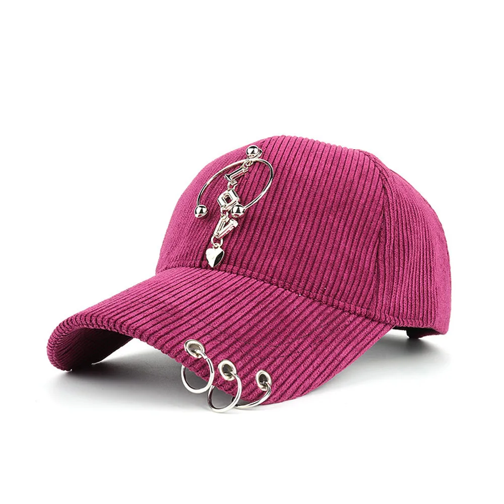 Женская Вельветовая бейсболка Snapback Хип Хоп плоская шляпа M0802