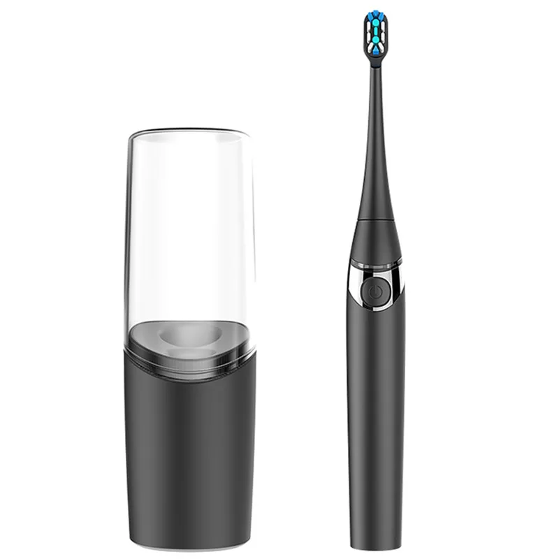 

Waterproof Sonic Electric Toothbrush USB Rechargeable Adult Smart Ultrasonic Toothbrush Disinfection Box Travel Tooth brush