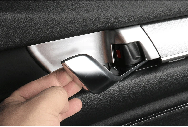 ABS Хромированная Автомобильная Стайлинг внутренняя дверная ручка крышка чаши отделка наклейки Интерьер Литье для Honda Accord 10th аксессуары