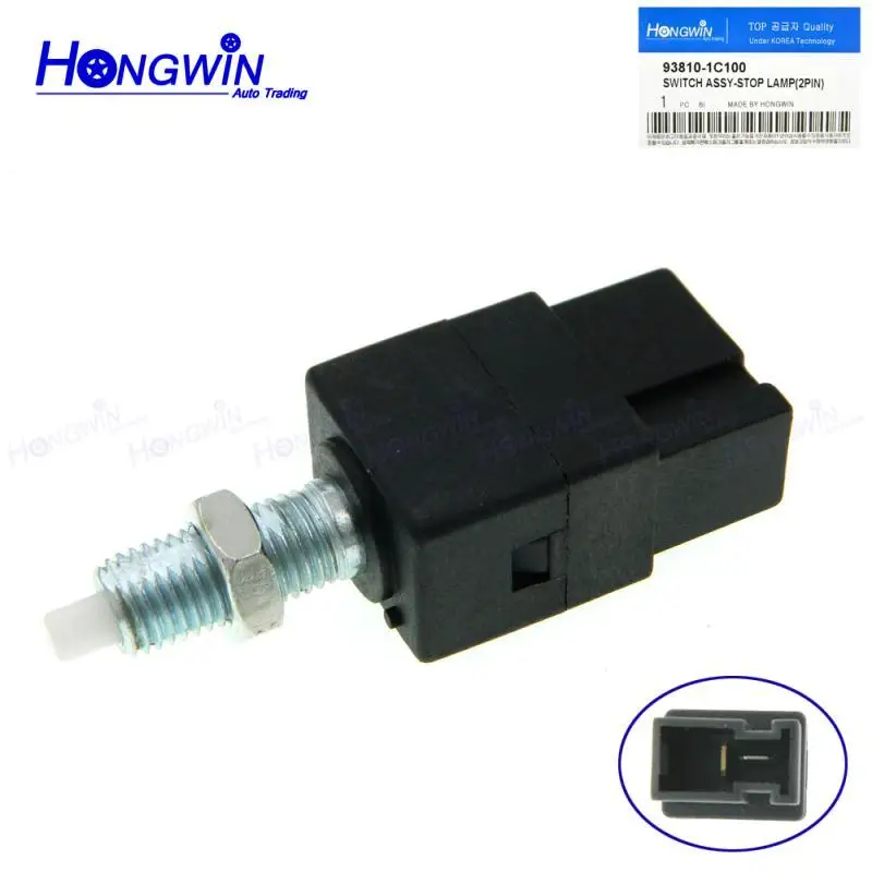 Qinghengyong Mechanical Stop Lamp/Brake Lamp Switch 4 Pin switch for 93810-38100 for HYUNDAI 2005-2010 2006-2012 93810-3S000 93810-3K000 93810-38100 