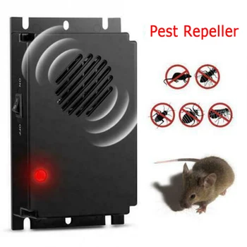 

2Pcs Ultrasonic Pest Repeller Car Rat Repeller Rodent Repellent Automobile Vehicle Chases Rat Car Engine Care Home Pest Control