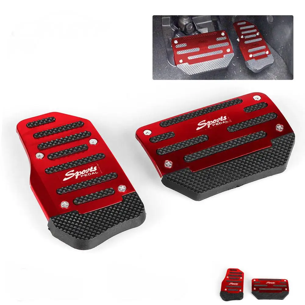 

2pcs/Set Non Slip Automatic Car Treadle Accelerator Brake Pedal Cover Footrests