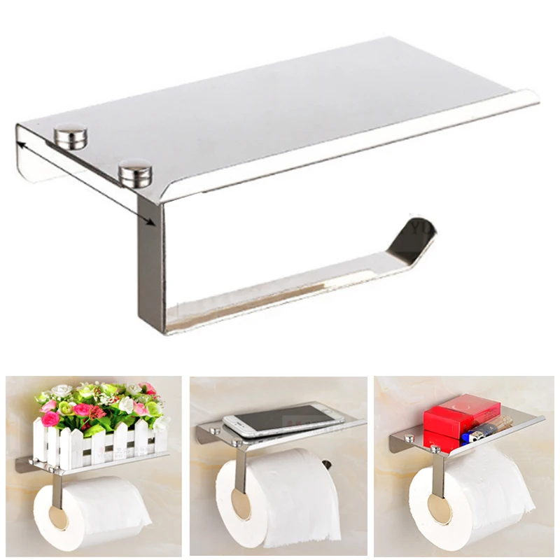 

New Solid Plastic Towel Rack Spare Toilet Wall Mounted Type Paper Holder Rack Tissue Box Roll Stand for Toilet and Kitchen