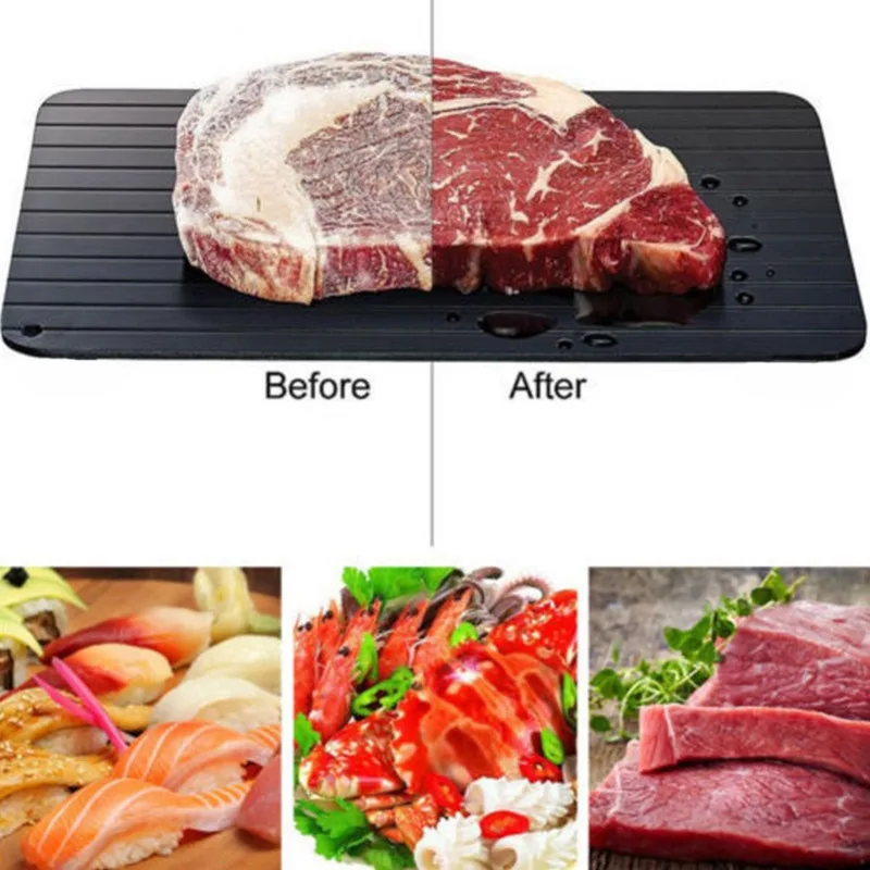 

Quick Defrosting Plate Fast Defrosting Tray Thaw Frozen Food Meat Fruit Board Defrost Kitchen Gadget Tool