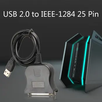 

New Hot USB 2.0 to Parallel IEEE-1284 25 Pin Printer Adapter Cable PC With Free Blue Cable Tie