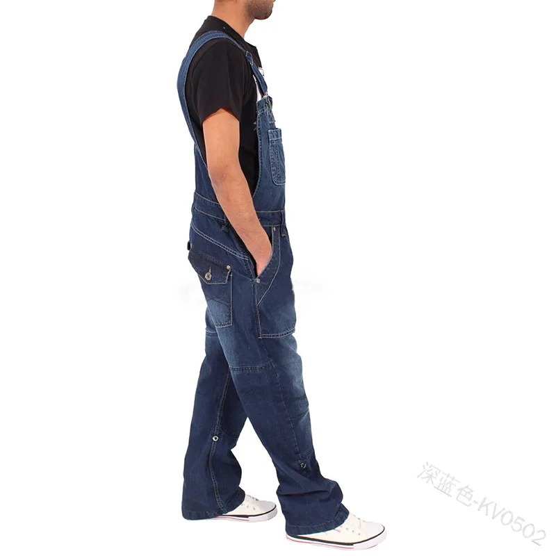 Wepbel Multi Pocket Loose Denim 