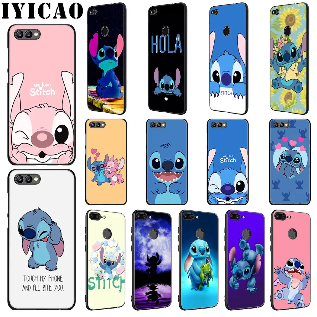 IYICAO милый мультфильм Стич Мягкий силиконовый чехол для телефона huawei Honor вид 20 9X Pro