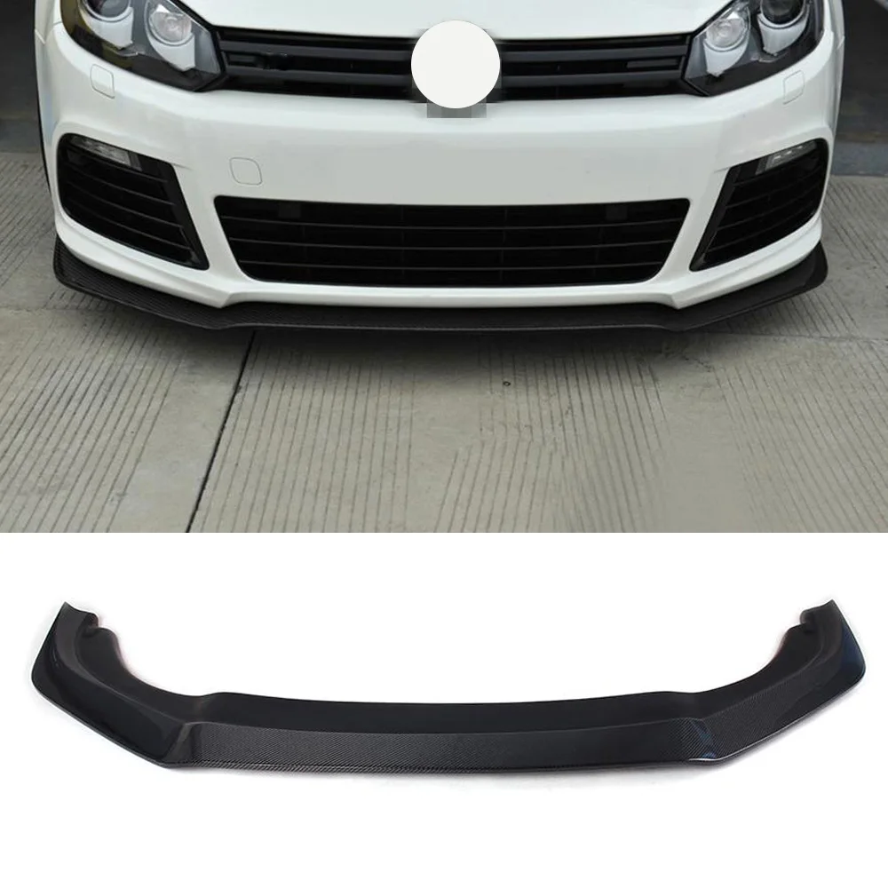 Защитный спойлер для VW Golf VI MK6 R20 углеродное волокно/FRP только 2010 2011 2012 2013 г.|bumper lip
