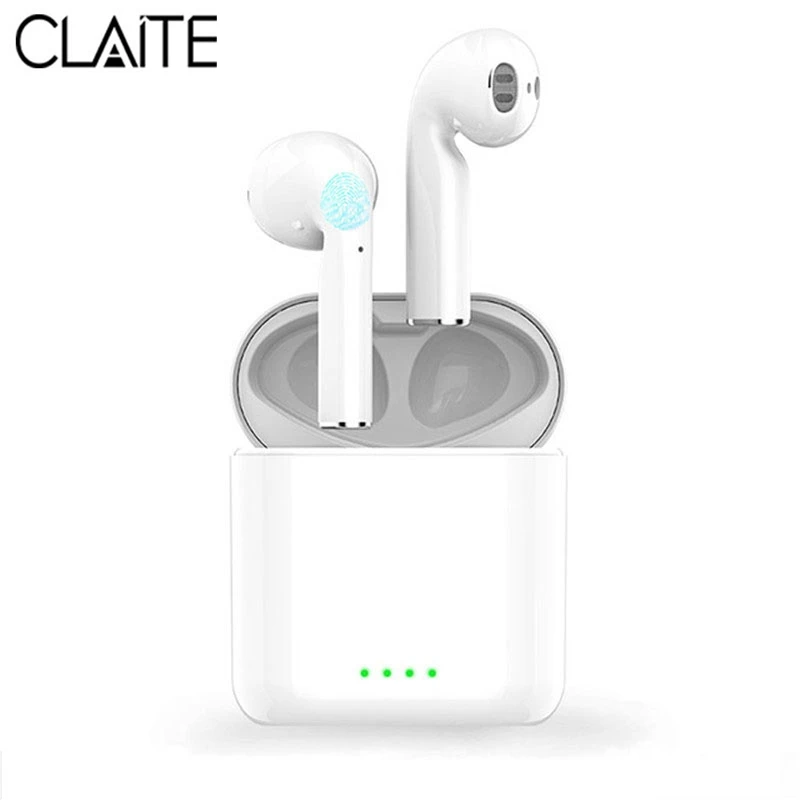 CLAITE H2 TWS Мини Беспроводная связь Bluetooth 5.0 Наушники Binaural HD Call Сенсорное управление