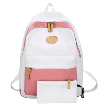 

OCARDIAN Children Backpacks Female Student Campus Nylon Backpack School Bags for Teenage Girls mochila