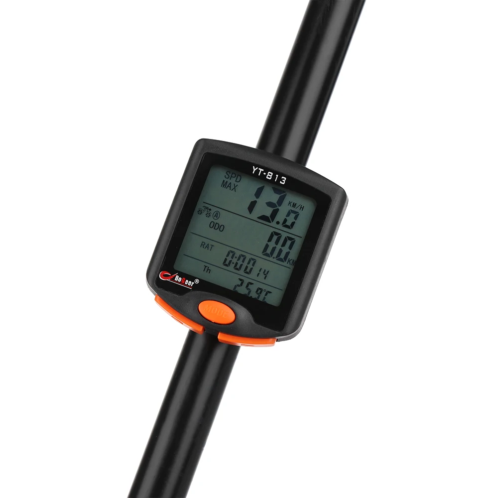 1 PC High Quality Wireless LCD Bike Computer Cycling Digital Odometer Bicycle Waterproof Speedmeter Bicycle Accessories