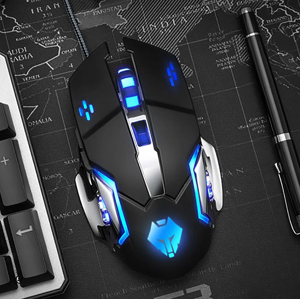 Мышь геймер Механическая мышь Проводная игровая USB Настольный ПК бесшумный