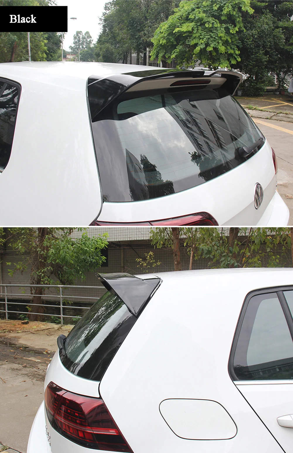 Для Volkswagen Golf 7/7. 5 7R-Line ABS задний спойлер багажника крыло губы углеродного волокна