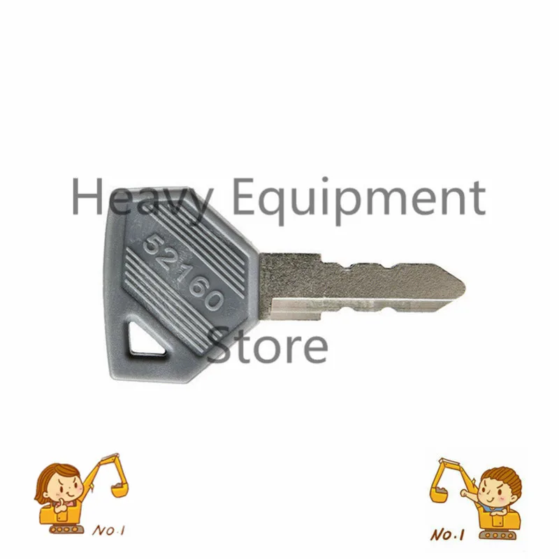 5 шт 52160 ключ для Yanmar трактор John Deere зажигания стартера 194155 198360 198162 52150 EX450 EX2900|Ключ