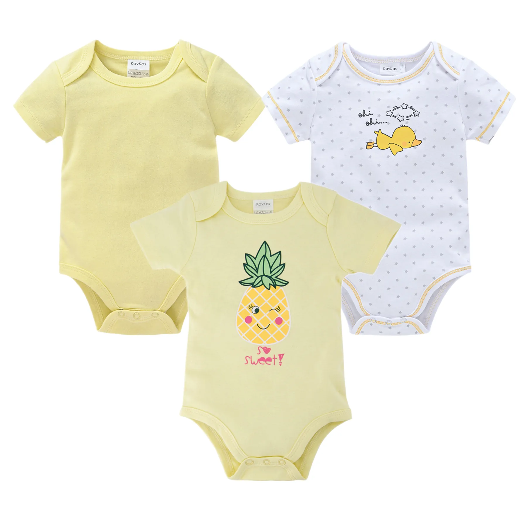 2021 3PCS/Lot Baby Girls Clothes Unicorn Boys Clothing Bodysuits Baby Girls Clothes 0-12M Newborn 100%Cotton Roupas de bebe