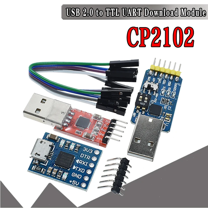 CP2102 USB 2,0 UART ttl 5PIN Соединительный модуль последовательный преобразователь STC заменить FT232 CH340 PL2303