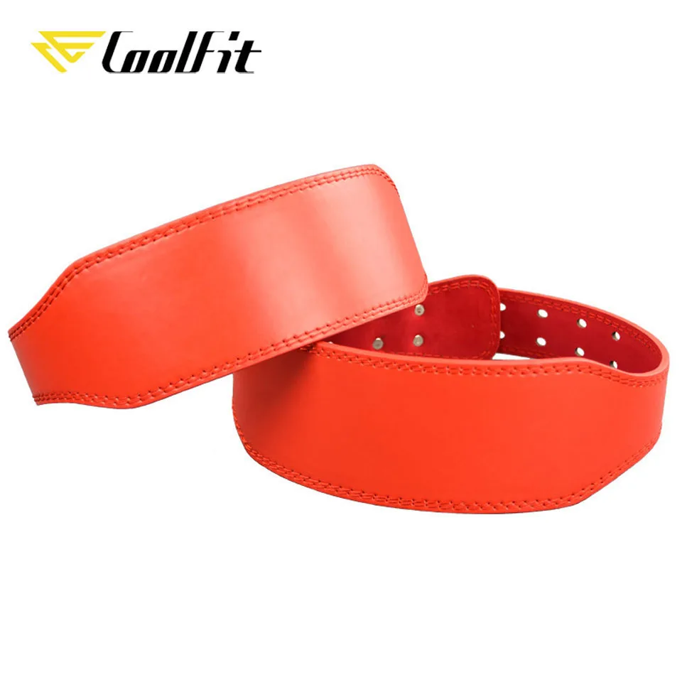 Red CoolFit, новинка, широкий пояс для тяжелой атлетики, бодибилдинг, фитнес-ремни, штанга, Powerlifting, для тренировок, защита талии, для тренажерного зала, пояс для спины - Цвет: Red