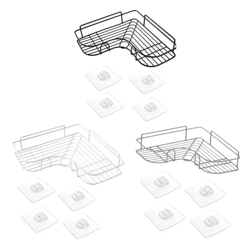 Перфорированная угловая полка для хранения для ванной комнаты угловая душевая полка аксессуары для ванной комнаты органайзер для хранения на полке настенная полка