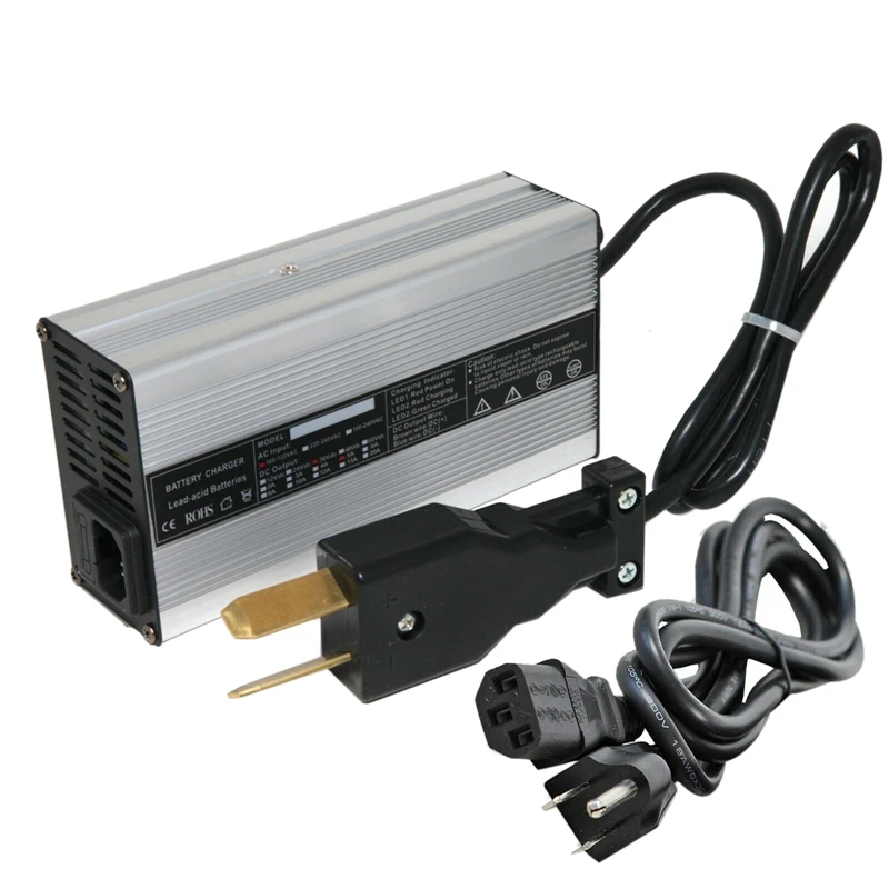 

36V 5A Golf Cart Battery Charger Club Car for Yamaha EZGO Trickle Charge with Crowfoot Connector Us Plug for Club Car and Yamaha