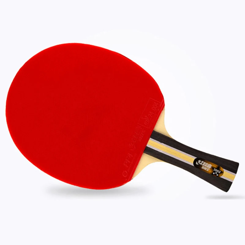 

DHS Original 3-Star Table Tennis Racket (T3002, T3006) with Rubber (PF4-1, Pips-in) Ping Pong Bat