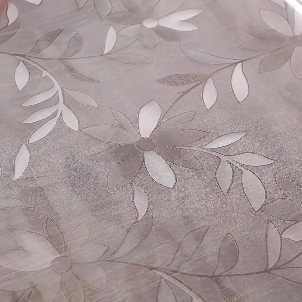 

1.5mm PVC Tablecloth Transparent Waterproof D' Water Table Cover Protector Table Pad Mat Soft Glass for Kitchen Dinning Table