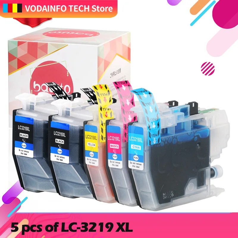 Cartucho de Tinta Completo para o Irmão J5730dw J5930dw J6530dw J6935dw Impressora Lc3217 4pcs Lc3219 Lc3219xl Mfc-j5330dw J5335dw - Imagem 2