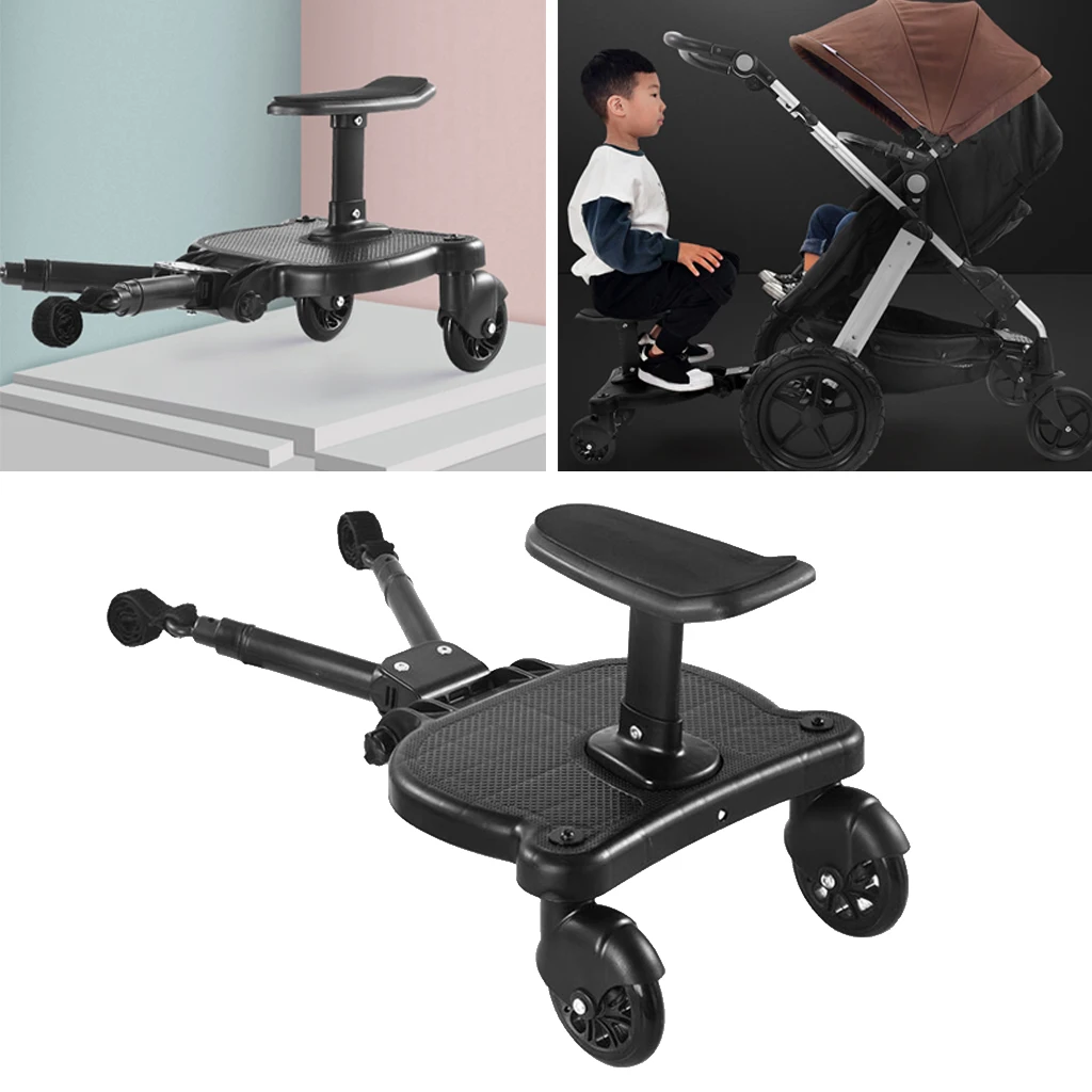 Baby Stroller Wheeled Board Pushchair Stroller Kid Child Safety Comfort Step Board Up To 25Kg Baby Stroller Accessories