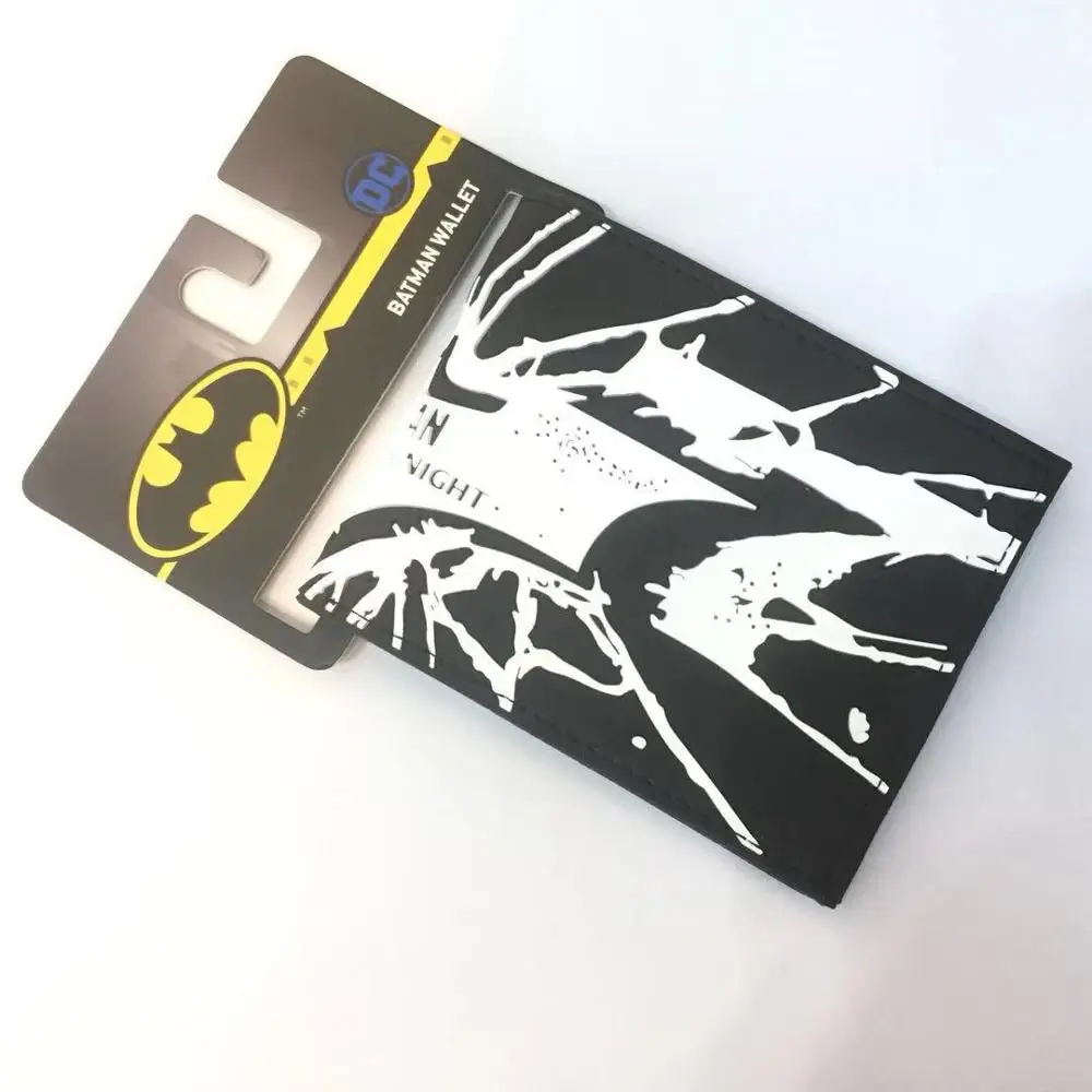 Комиксы DC Marvel известный бренд Для мужчин кошельки с рисунком из аниме «Бэтмен» с анималистическим принтом клатч Повседневное Досуг Чехол-бумажник с мультипликационным рисунком для мальчиков и девочек - Цвет: B-07