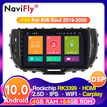 

Navifly Android 4G LTE IPS DSP Autoradio Multimedia GPS Navigation For Kia Soul SK3 2014-2019 2020 Voice control Carplay
