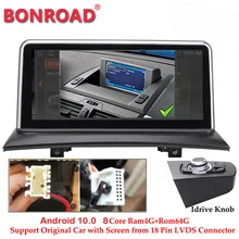 Bonroad אנדרואיד 10.0 8 Core RAM4G ROM64G רכב רדיו מולטימדיה נגן וידאו GPS עבור X3 E83 2004 2009 מקורי אין מסך